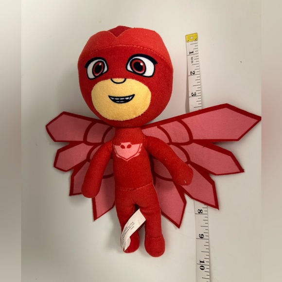 PJ Masks Owlette Plush Stuffed Animal Red Nickelodeon Toy - Picture 8 of 9